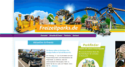 Desktop Screenshot of freizeitparks.de